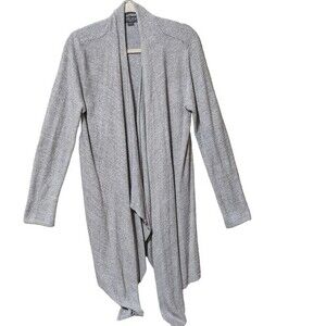 Barefoot Dreams Cozychic Lite Calypso Wrap cardigan heather pewter size S/M